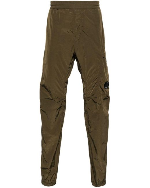 C P Company Green Chrome-r Cargo Trousers for men