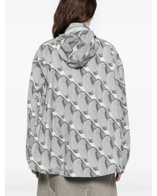 JNBY Gray Hooded Sunscreen Jacket