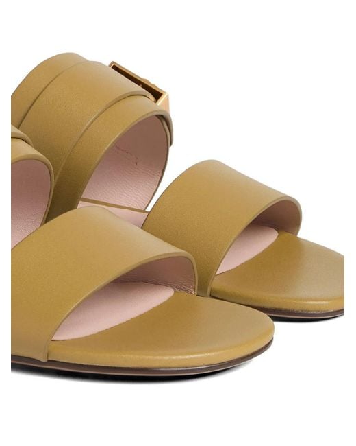 Coccinelle Metallic Standard Farfetch Format: C-Me Lock Buckle-Strap Leather Sandals