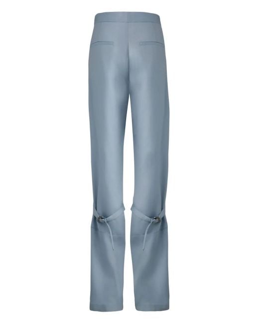 MISCI Blue Circense Straight-Leg Trousers