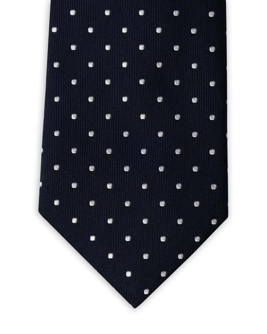 Hackett Blue Dotted Twill Tie for men