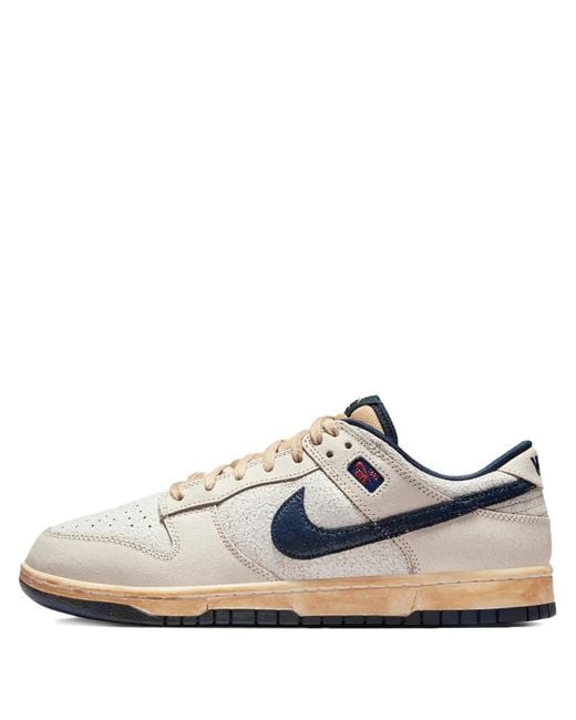 Nike White Dunk Low Sneakers for men
