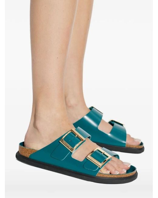 Birkenstock Green Arizona Buckle-Strap Sandals