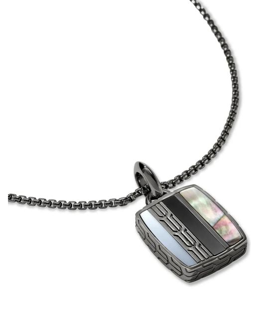 John Hardy Metallic Carved-Chain Necklace for men