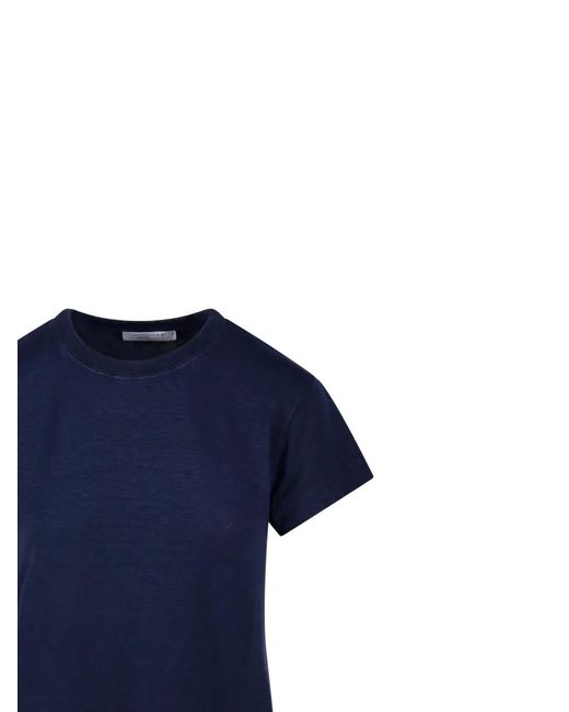 Daniele Fiesoli Blue Round-Neck T-Shirt