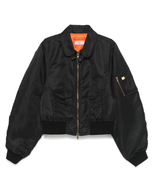 Martine Rose Bomberjack Met Logopatch in het Black