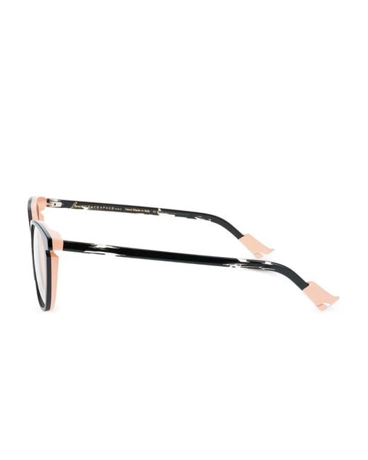 Face A Face Black Round-Frame Glasses