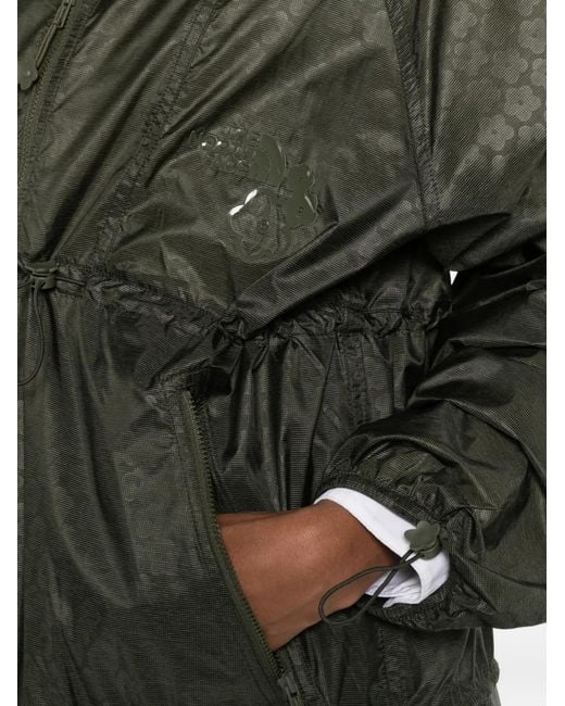CECILIE BAHNSEN Green X The North Face Hooded Floral-Print Jacket