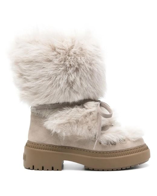 Fendi White Après Chic Boots