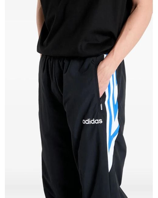 Pantalon De Jogging À Logo Brodé Adidas pour homme en coloris Black