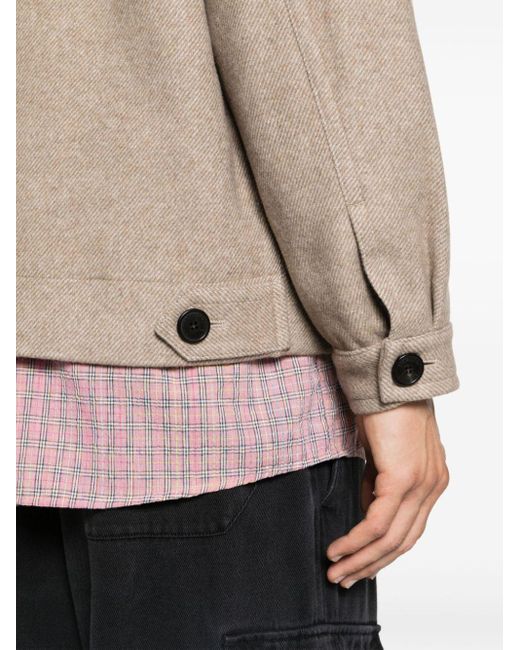 Isabel Marant Natural Simon Wool Blend Jacket for men