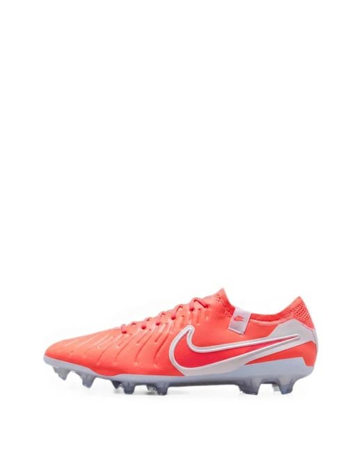 Nike Red Tiempo Legend 10 Elite Fg Sneakers for men