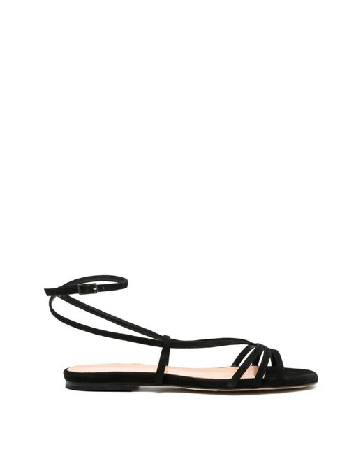 The Seller White Suede Sandals