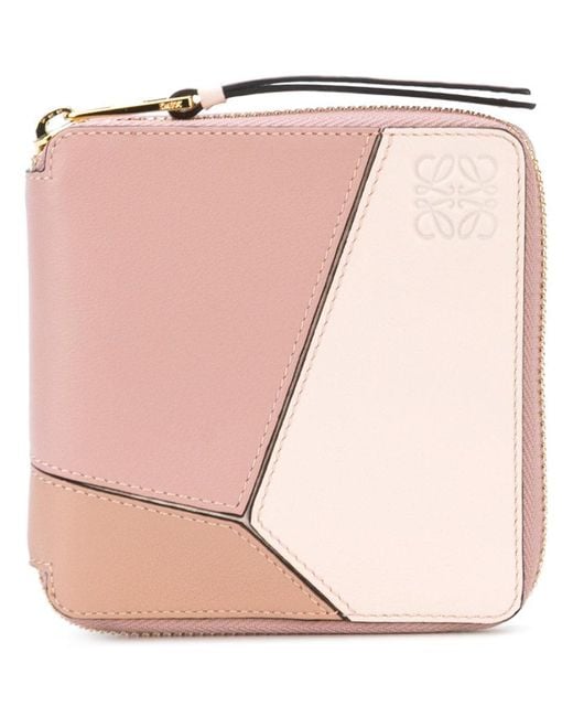 【LOEWE】SMALL WALLET Loewe Small Puzzle Wallet in Pink | Lyst