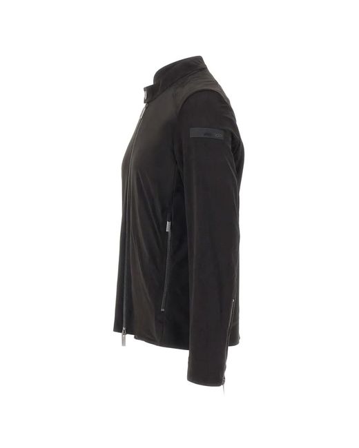 Rrd Black Zip Biker Jacket for men