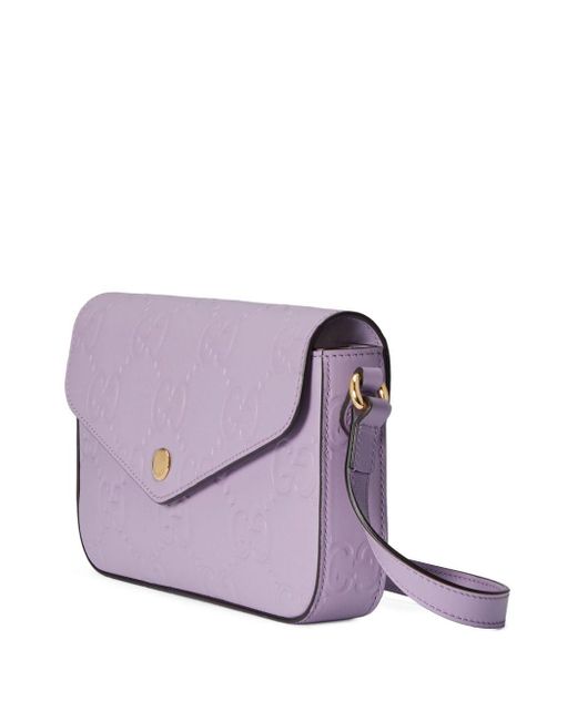 Bandolera GG mini Gucci de color Purple