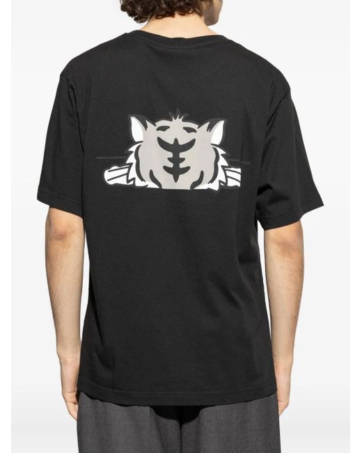 KENZO Black Cotton T-Shirt for men