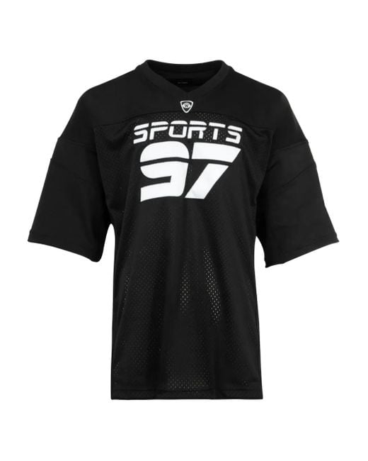 Willy Chavarria Jersey Top Met V-Hals in het Black voor heren