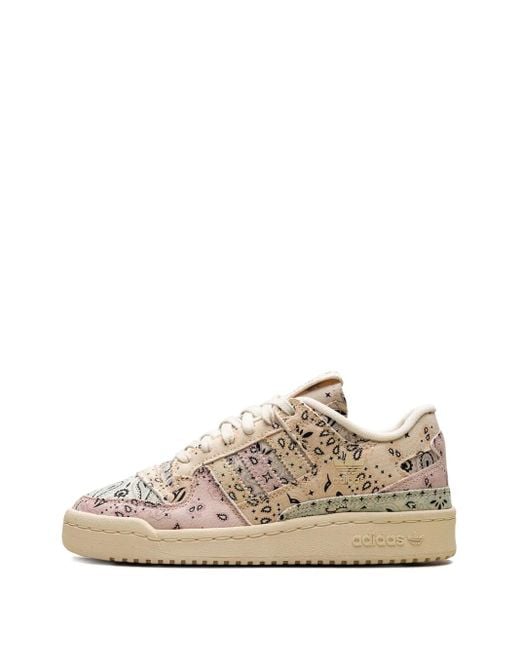 Adidas Natural Forum 84 Low Cl Patterned Sneakers
