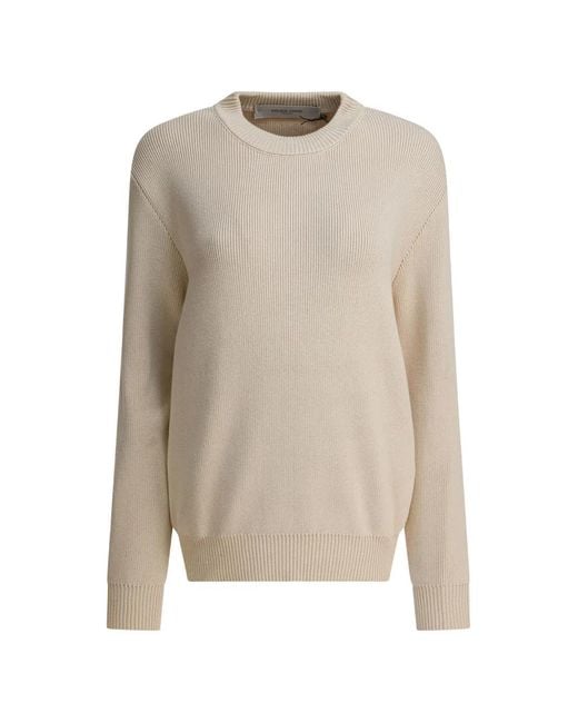 Golden Goose Deluxe Brand White Crew-Neck Logo Sweater