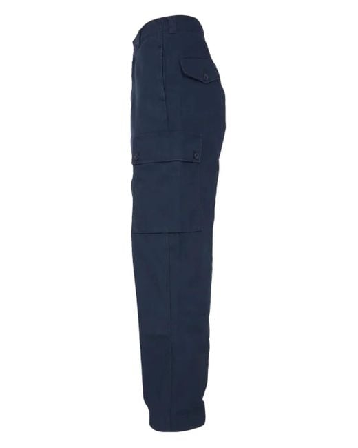 Nigel Cabourn Cargo Straight Broek in het Blue voor heren
