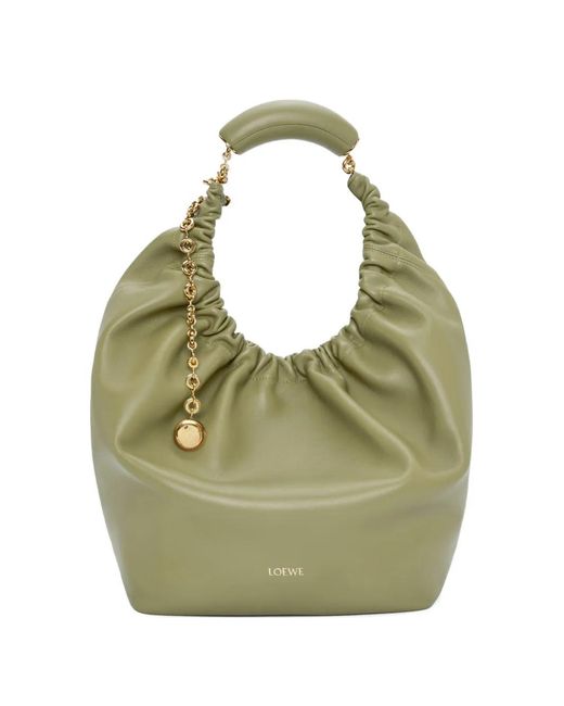 Loewe Green Medium Squeeze Shoulder Bag