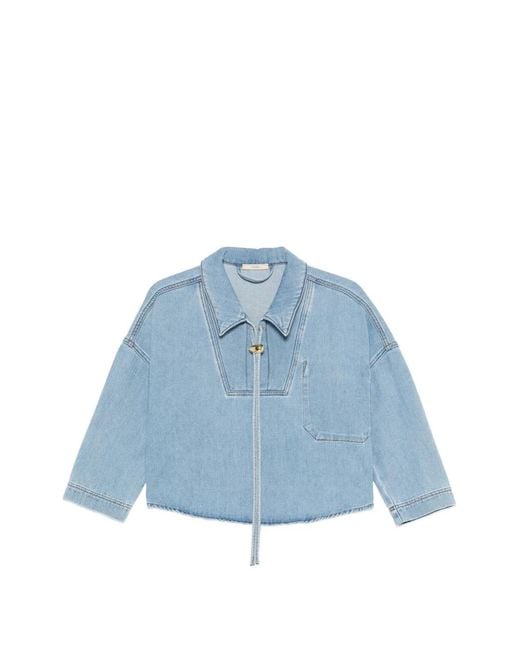 Sessun Blue Senetosa Top