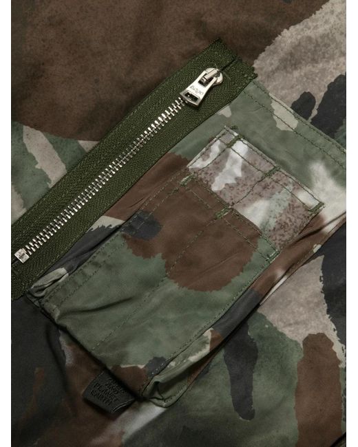 Aape By A Bathing Ape Green Zip-Up Hooded Jacket for men