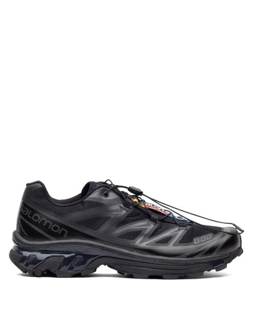 Salomon Xt-6 Sneakers Met Vlakken in het Black