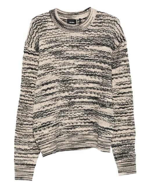 Axel Arigato Gray Crew Neck Sweater for men