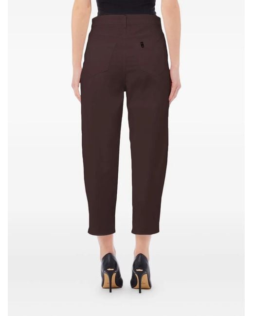 Liu Jo Red Button Balloon Trousers