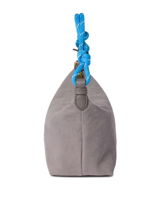 Mini Sac À Main Gabardine À Anse En Corde Miu Miu en coloris Blue