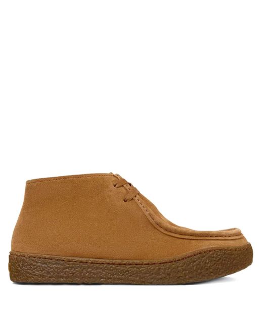 Camper Brown Peu Terreno Suede Lace-Up Desert Boots for men