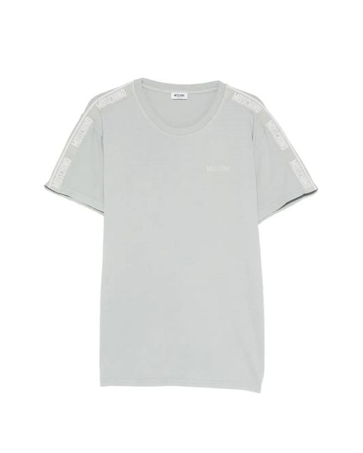 Moschino White Logo-Detail T-Shirt for men