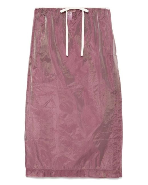 Falda midi Olimpia THE M.. de color Pink