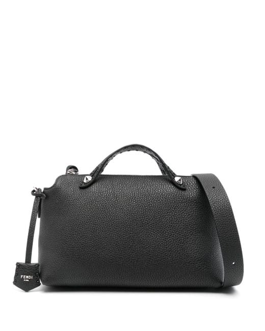 Fendi Black Medium By The Way Selleria Shoulder Bag