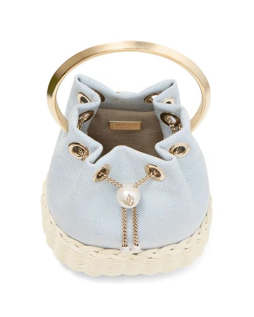 Jimmy Choo Blue Bon Bon Bag