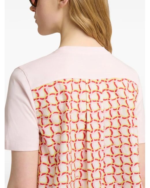 Marni Pink Printed Pocket Back T-Shirt