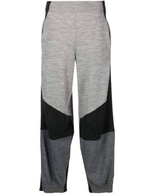 Stella McCartney Broek Met Colourblocking in het Gray