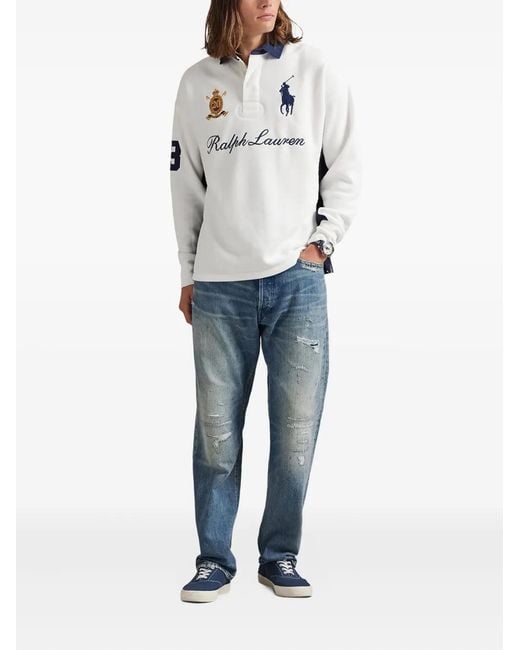 Polo Ralph Lauren Big Pony 20Th Anniversary Rugby Sweatshirt in
