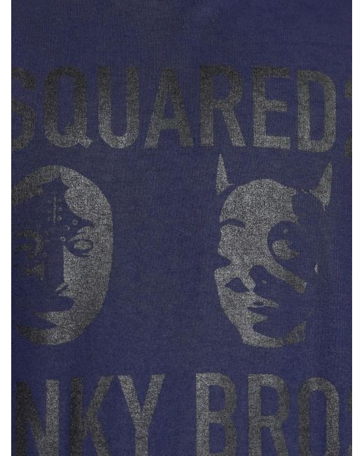 DSquared² Klassisches T-Shirt in Blue für Herren