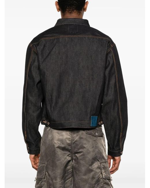 Visvim 101 Unwashed Denim Jack in het Black voor heren
