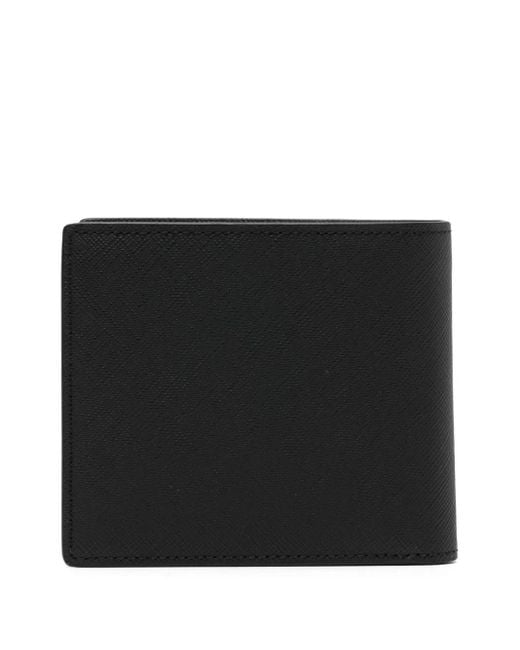 Agnes B. Black Leather Wallet for men