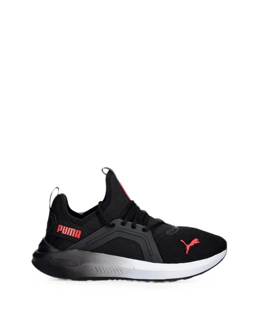 PUMA Black Softride Enzo 5 Panelled Sneakers for men