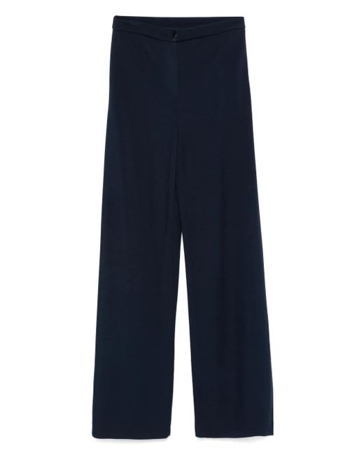 Emporio Armani テクスチャード パンツ Blue