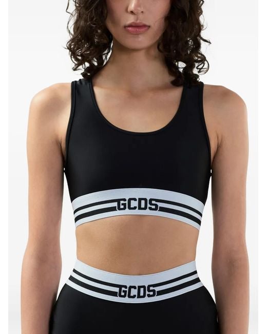 Gcds Black Logo-Embellishment Tank Top