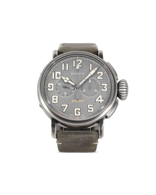 Reloj Pilot Type 20 Chronograph Ton-Up de 45 mm sin uso Zenith de color Gray