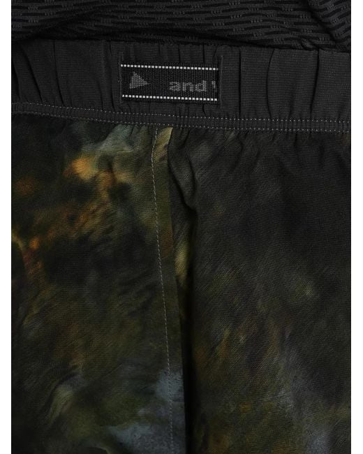 And Wander Black Roa Tie-Dye Cargo Pants