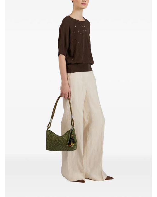 Slowear Brown Pull À Losanges