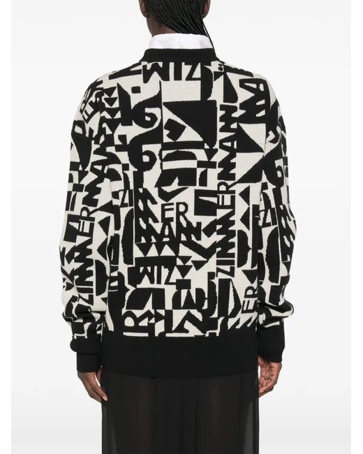 Zimmermann Black Valaint Wool Sweater